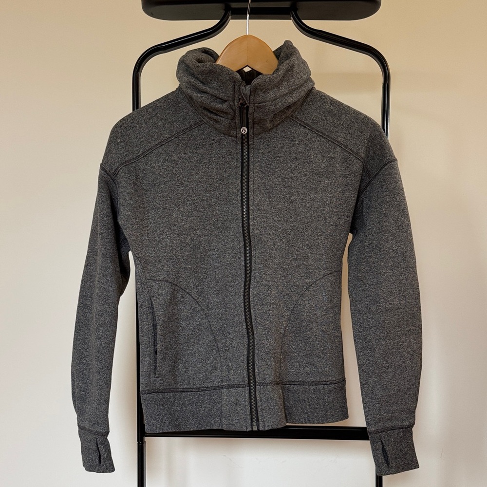 lululemon athletica Gray Zip-Up Hoodie